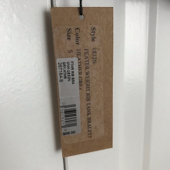 Only Hearts Feather Weight Rib Tank Bralette - Picture 10 of 11